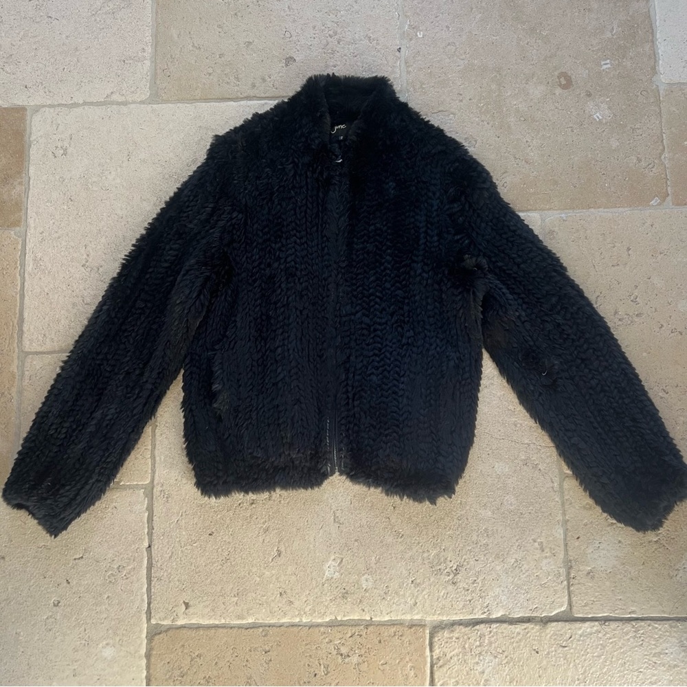 June rabbit fur jacket